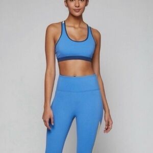 FOURLAPS Women's Infinity Sports Bra - Azure Midnight Banana in Women’s L NWT